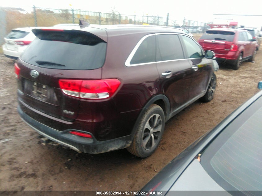VIN 5XYPHDA55JG427663 2018 KIA SORENTO EX V6