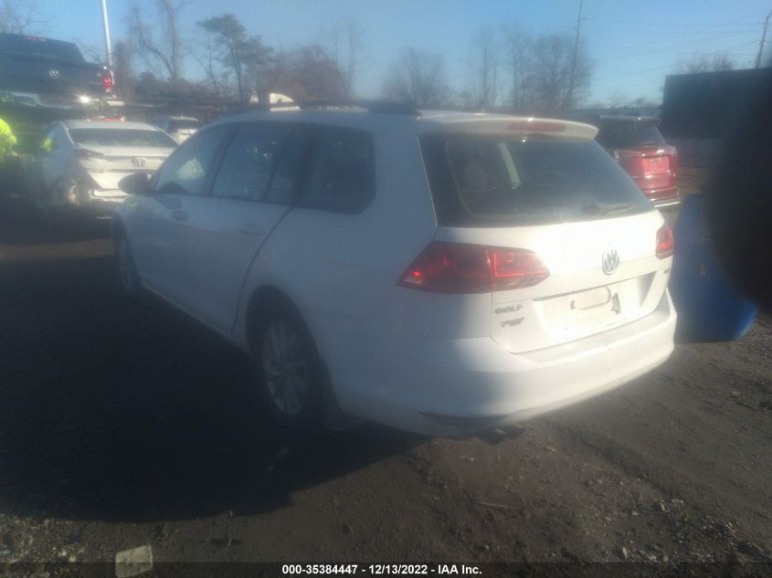 2016 VOLKSWAGEN GOLF SPORTWAGEN TSI S 3VWC17AU8GM514591