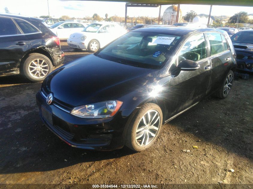 2016 VOLKSWAGEN GOLF TSI SE - 3VW217AU0GM057173