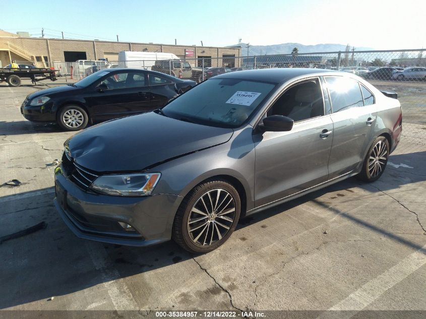 2016 VOLKSWAGEN JETTA SEDAN 1.8T SPORT 3VWD17AJ8GM401461