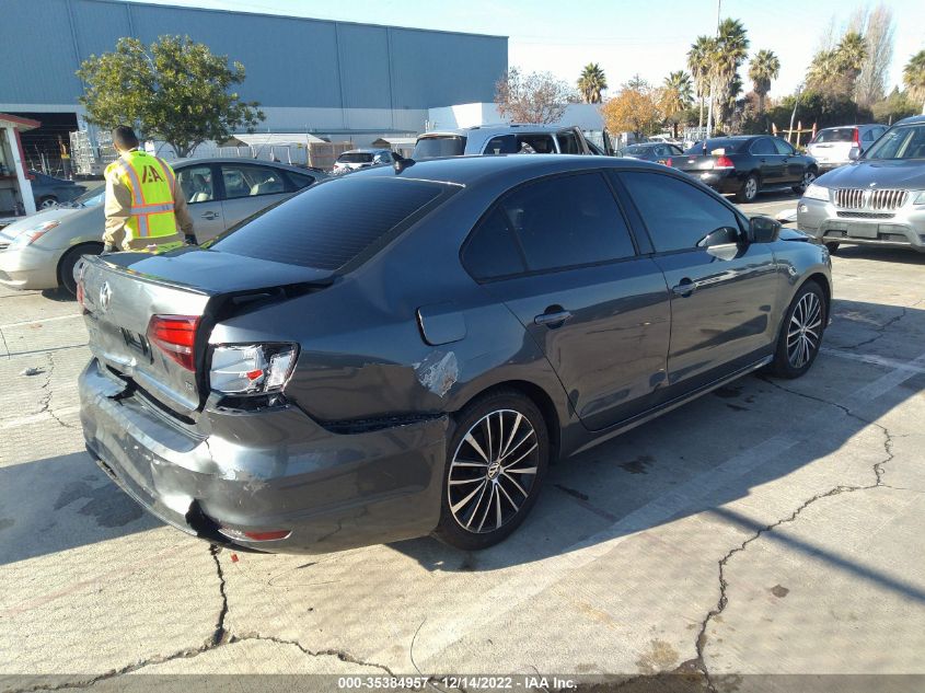 2016 VOLKSWAGEN JETTA SEDAN 1.8T SPORT 3VWD17AJ8GM401461