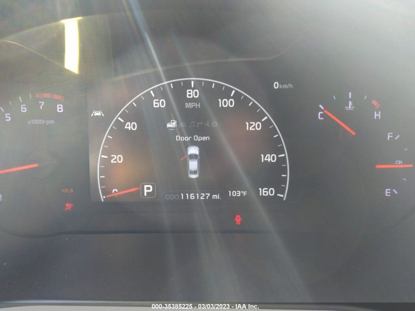 2014 KIA CADENZA LIMITED KNALN4D71E5157301