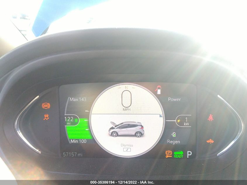 2017 CHEVROLET BOLT EV LT 1G1FW6S01H4140015