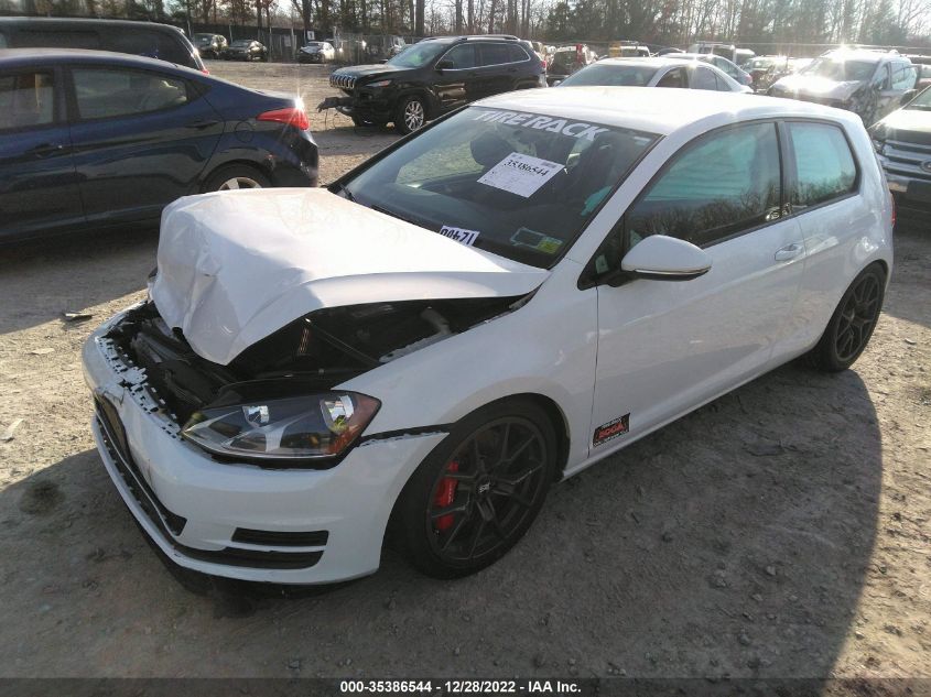 2015 VOLKSWAGEN GOLF TSI S - 3VW917AU4FM103598