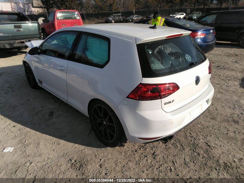 2015 VOLKSWAGEN GOLF TSI S - 3VW917AU4FM103598