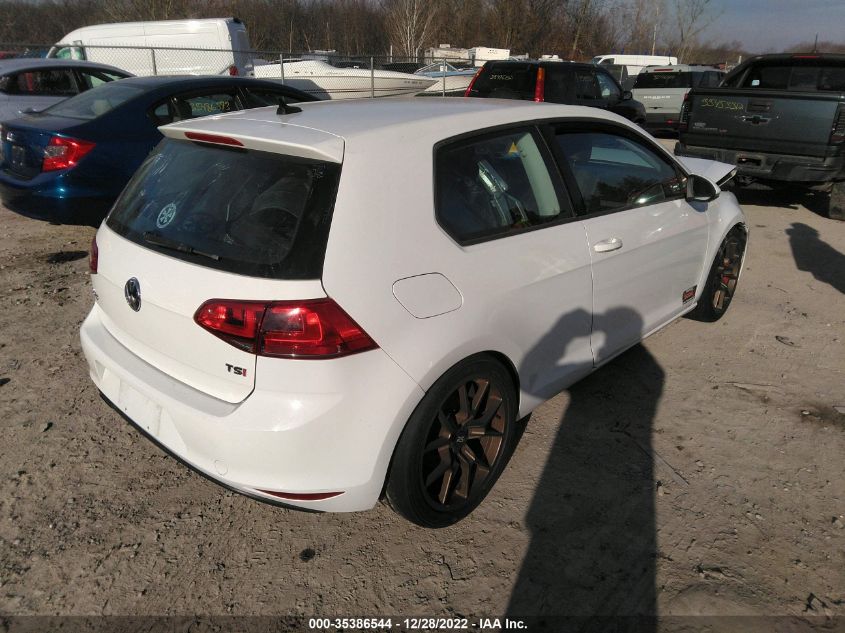 2015 VOLKSWAGEN GOLF TSI S - 3VW917AU4FM103598