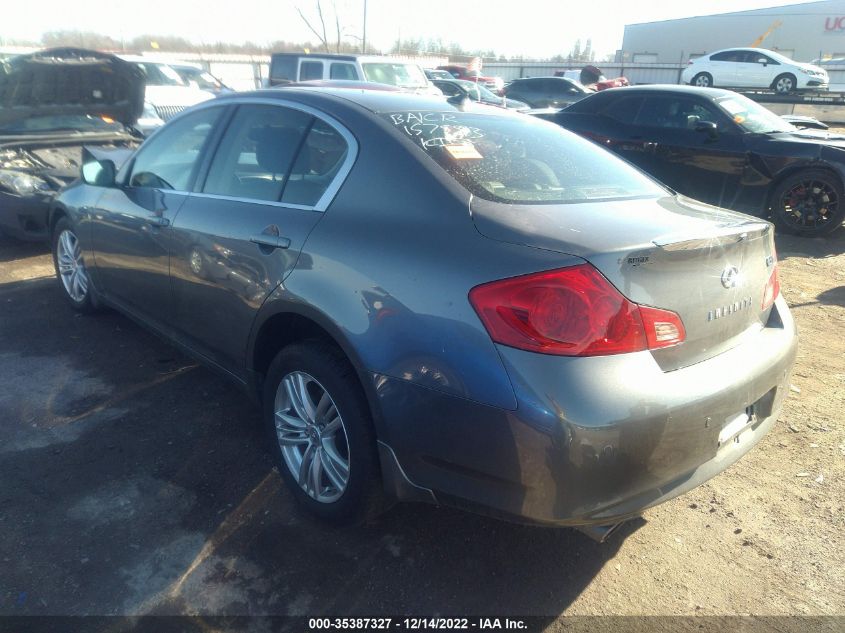 2013 INFINITI G37 SEDAN X JN1CV6AR4DM750548