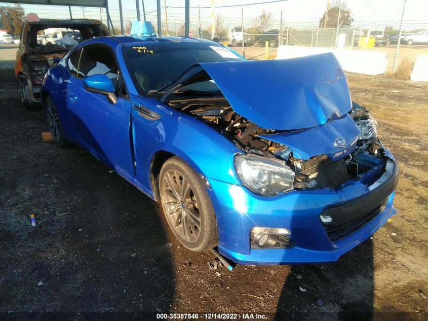 2013 SUBARU BRZ LIMITED JF1ZCAC10D2612188