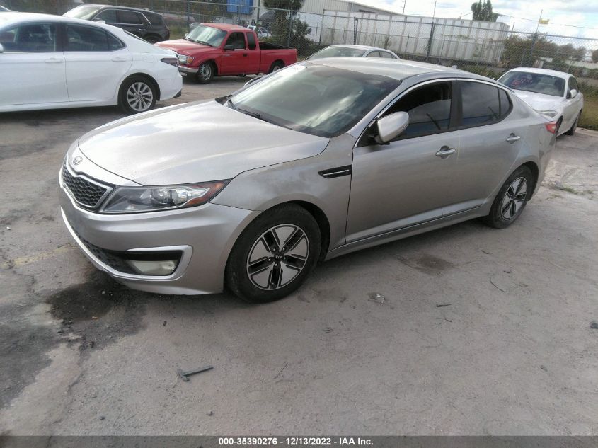 2013 KIA OPTIMA HYBRID LX KNAGM4AD3D5048979