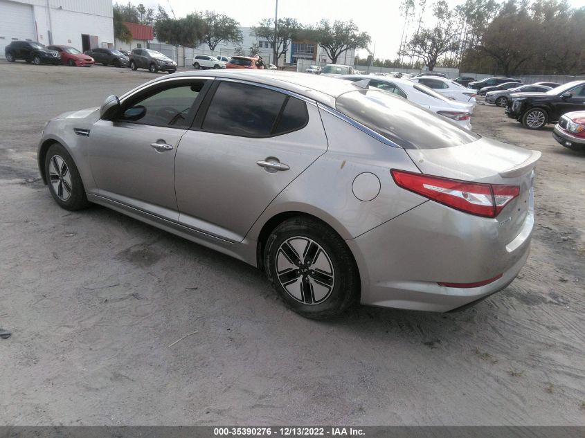 2013 KIA OPTIMA HYBRID LX KNAGM4AD3D5048979