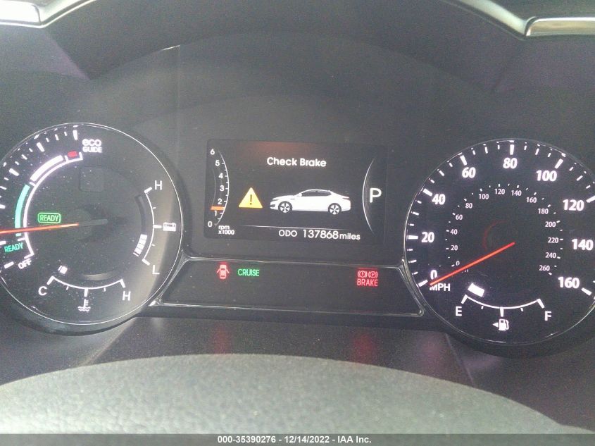 2013 KIA OPTIMA HYBRID LX KNAGM4AD3D5048979
