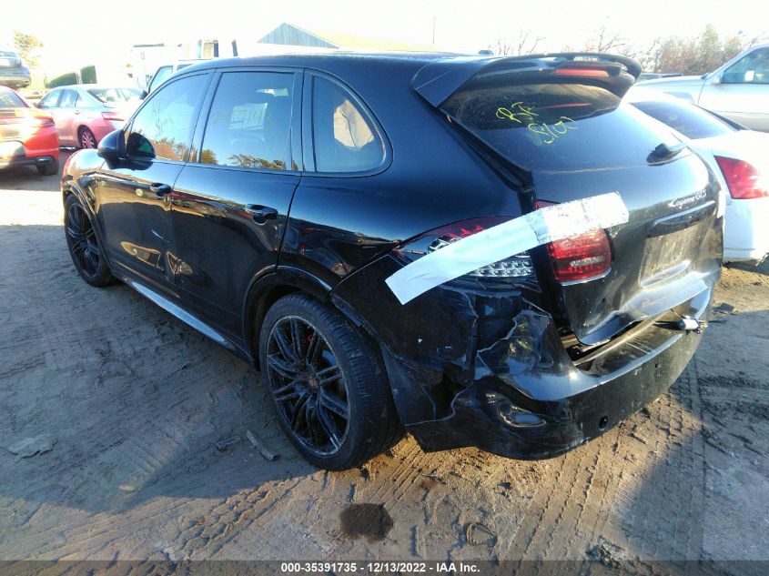 2013 PORSCHE CAYENNE GTS WP1AD2A26DLA77785