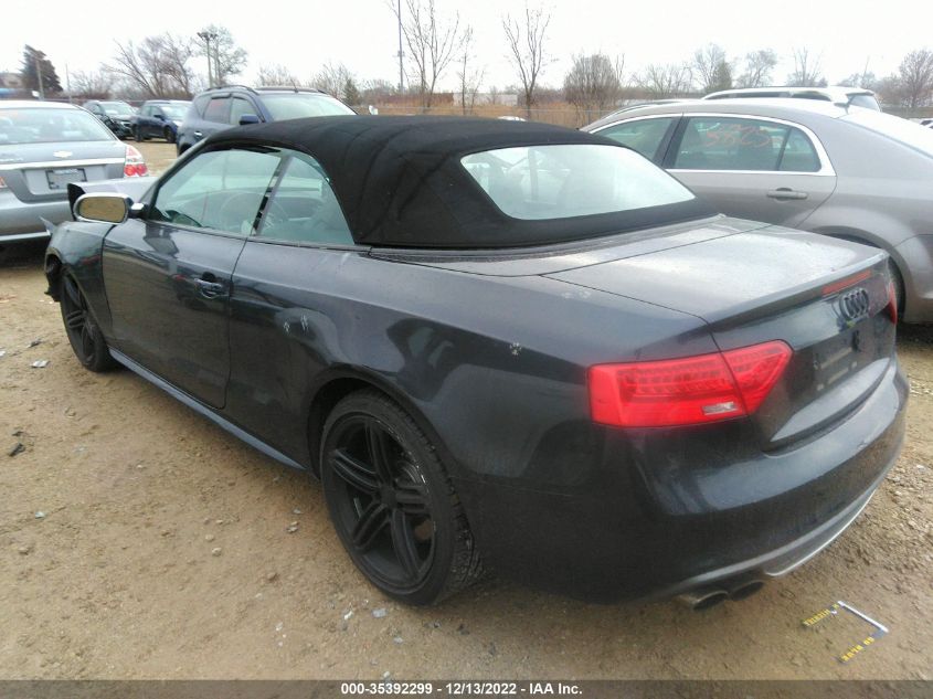 2013 AUDI S5 PRESTIGE WAUVGAFH6DN001115