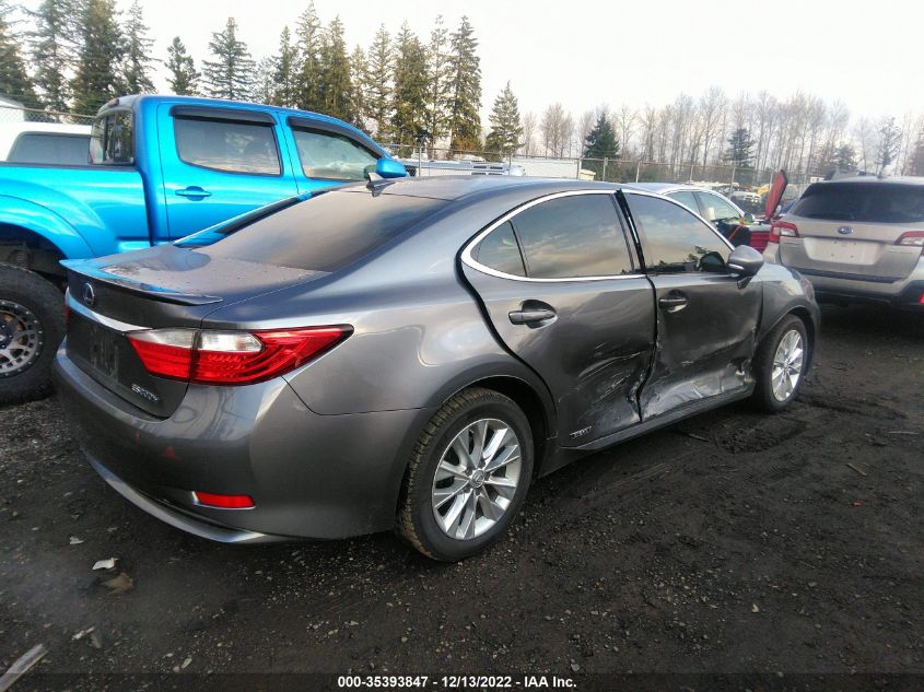 2014 LEXUS ES 300H HYBRID JTHBW1GG0E2058474