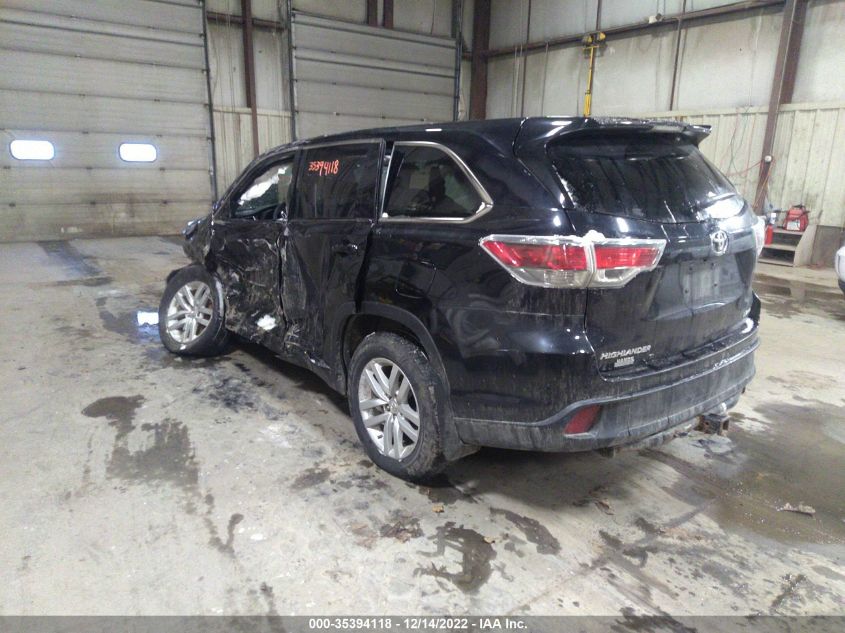 2015 TOYOTA HIGHLANDER LE - 5TDBKRFH4FS181565