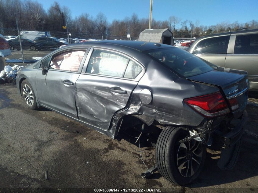 2013 HONDA CIVIC SDN EX-L 19XFB2F93DE234751