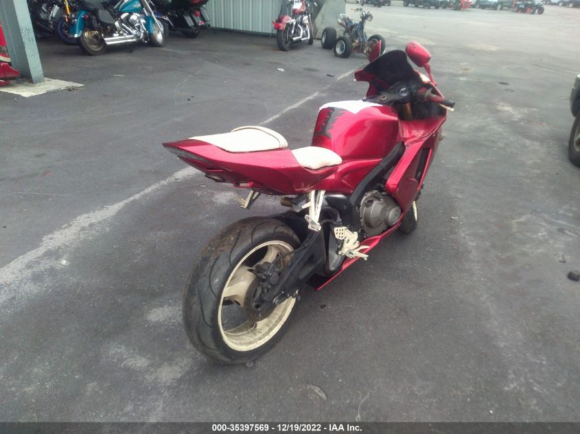 2006 HONDA CBR600 RR JH2PC37016M300054