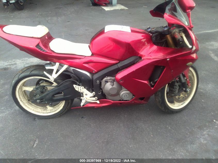 2006 HONDA CBR600 RR JH2PC37016M300054