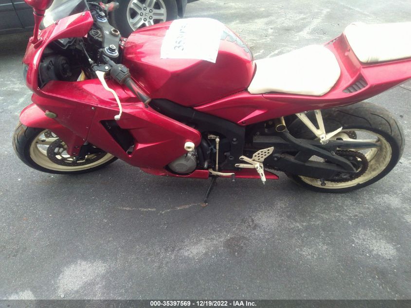 2006 HONDA CBR600 RR JH2PC37016M300054