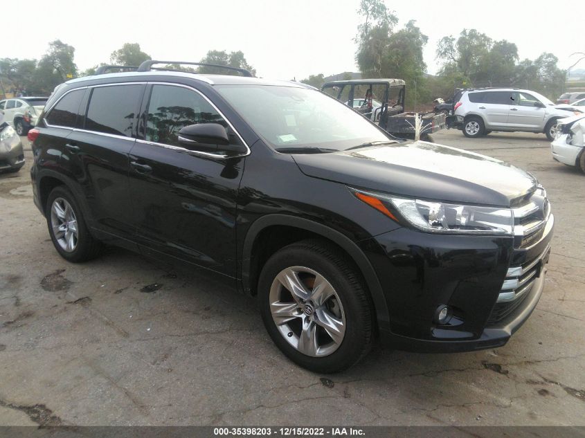 2019 TOYOTA HIGHLANDER LIMITED - 5TDYZRFH7KS364779