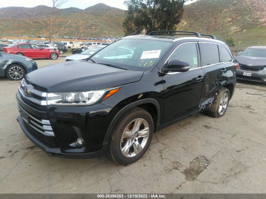 2019 TOYOTA HIGHLANDER LIMITED - 5TDYZRFH7KS364779