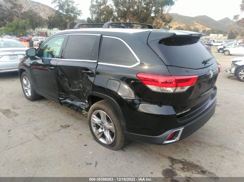 2019 TOYOTA HIGHLANDER LIMITED - 5TDYZRFH7KS364779