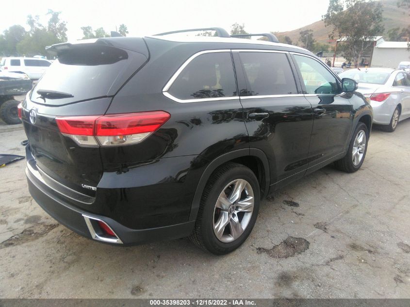 2019 TOYOTA HIGHLANDER LIMITED - 5TDYZRFH7KS364779