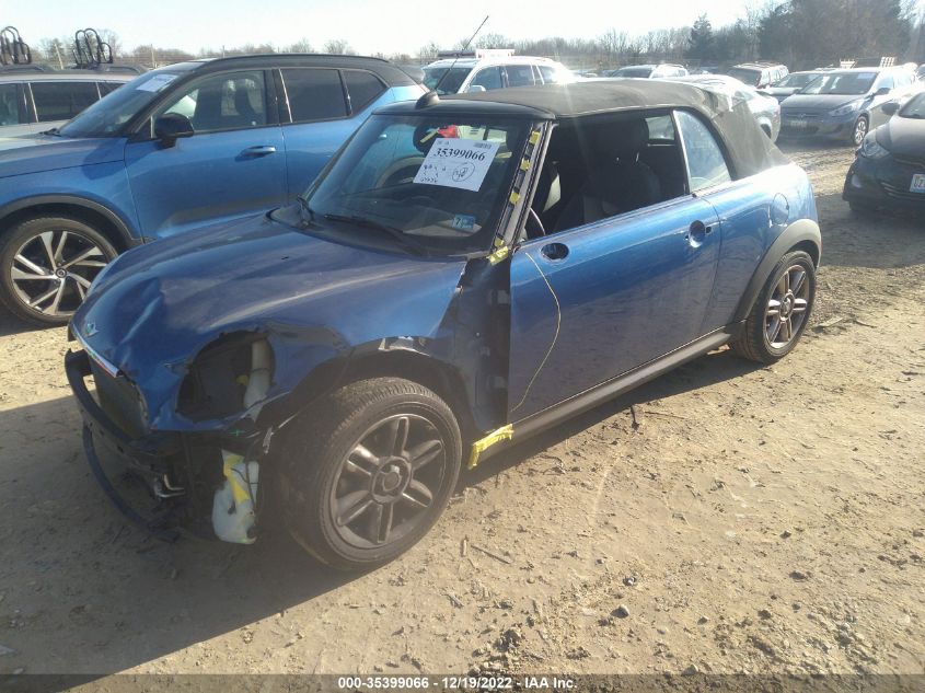 2014 MINI COOPER CONVERTIBLE WMWZN3C55ET266411