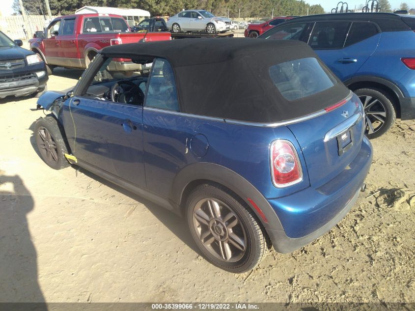 2014 MINI COOPER CONVERTIBLE WMWZN3C55ET266411