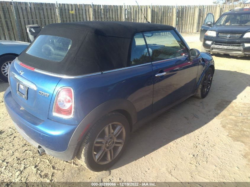 2014 MINI COOPER CONVERTIBLE WMWZN3C55ET266411