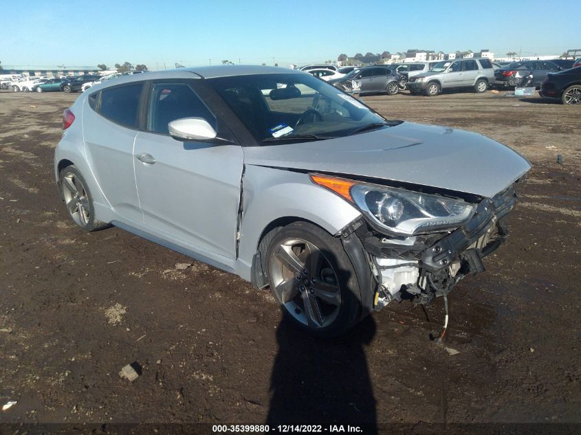 2014 HYUNDAI VELOSTER TURBO - KMHTC6AE9EU183590