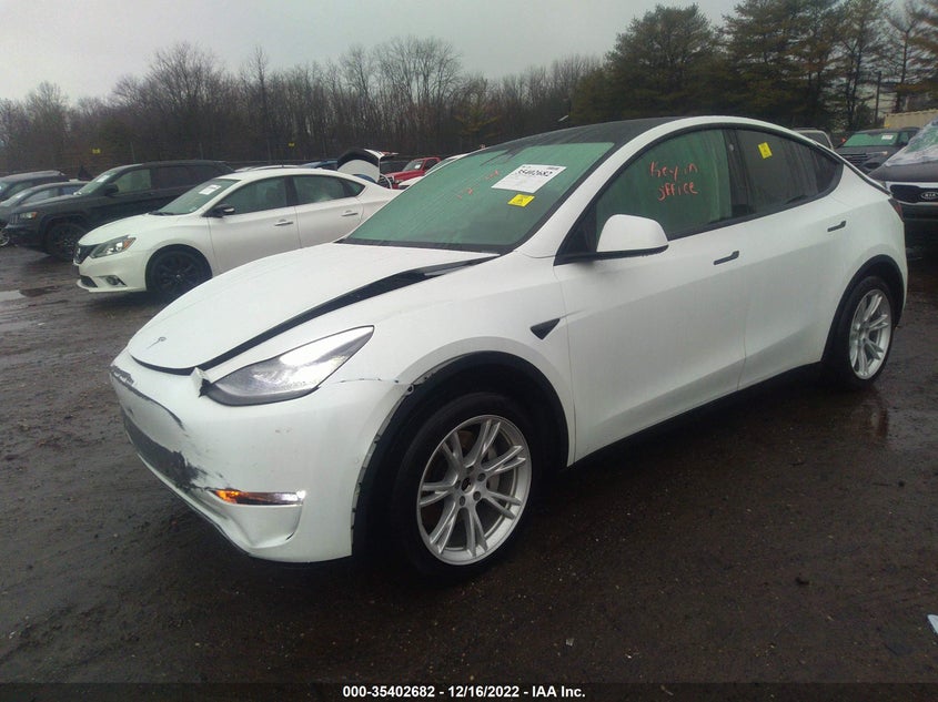 VIN 5YJYGDEE7MF086537 2021 TESLA MODEL Y LONG RANGE