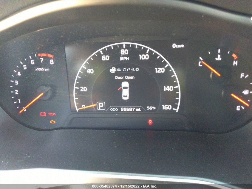 2015 KIA CADENZA PREMIUM KNALN4D70F5187617