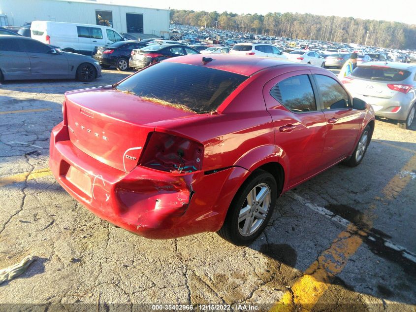 2013 DODGE AVENGER SXT 1C3CDZCB6DN610470