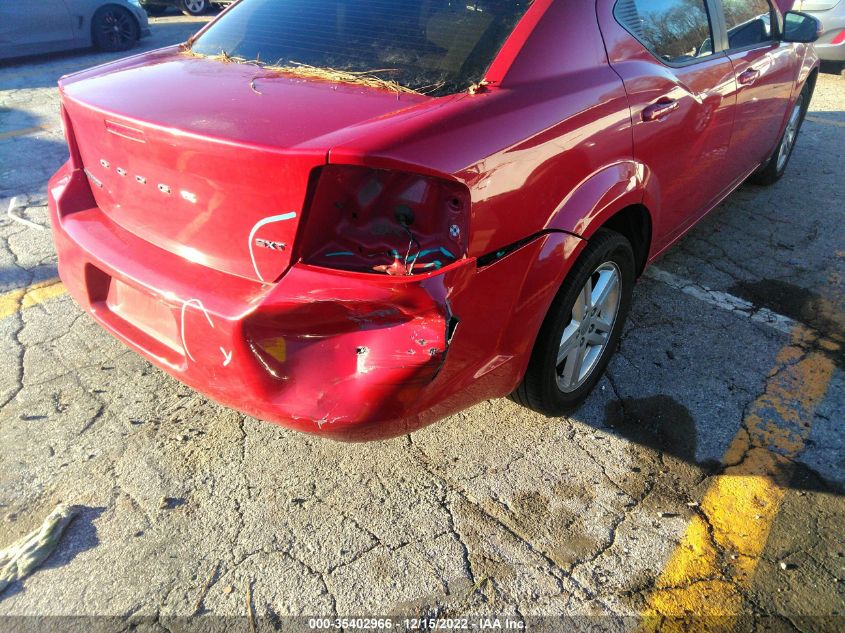 2013 DODGE AVENGER SXT 1C3CDZCB6DN610470