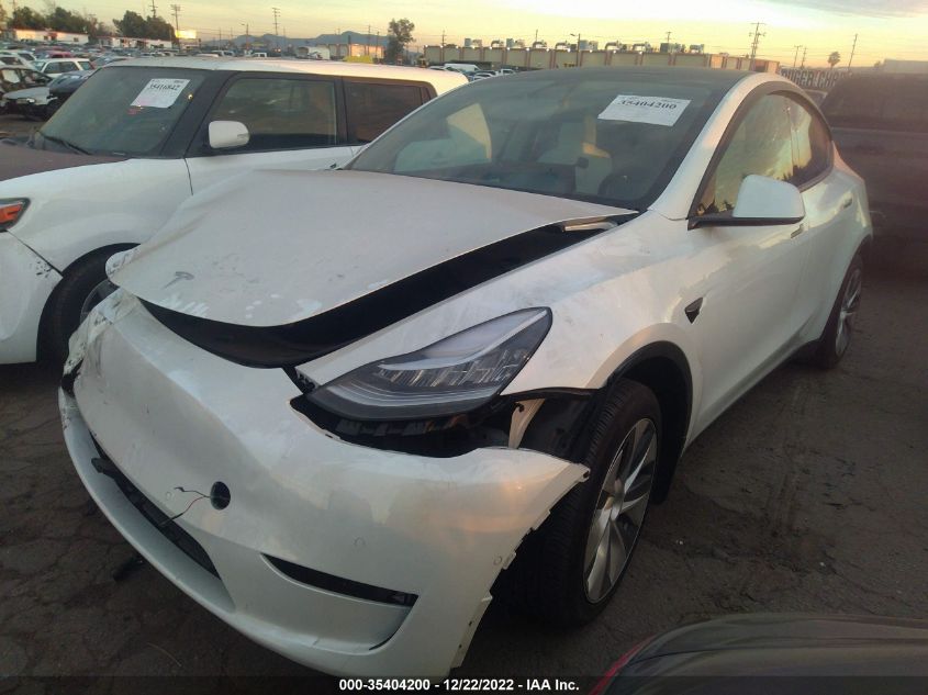 VIN 5YJYGDEE9MF282897 2021 TESLA MODEL Y LONG RANGE