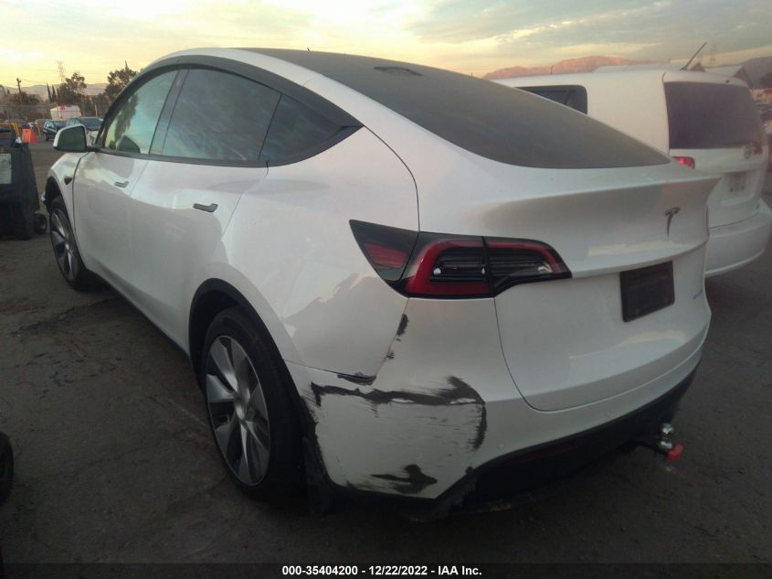 VIN 5YJYGDEE9MF282897 2021 TESLA MODEL Y LONG RANGE