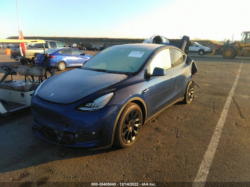 VIN 7SAYGDEE7NF364048 2022 TESLA MODEL Y LONG RANGE