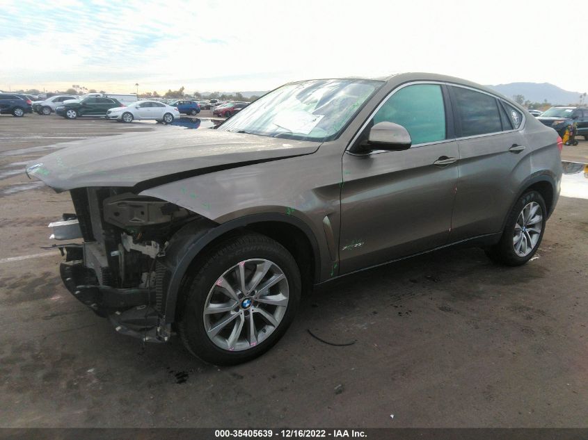 2017 BMW X6 XDRIVE35I 5UXKU2C30H0X47204