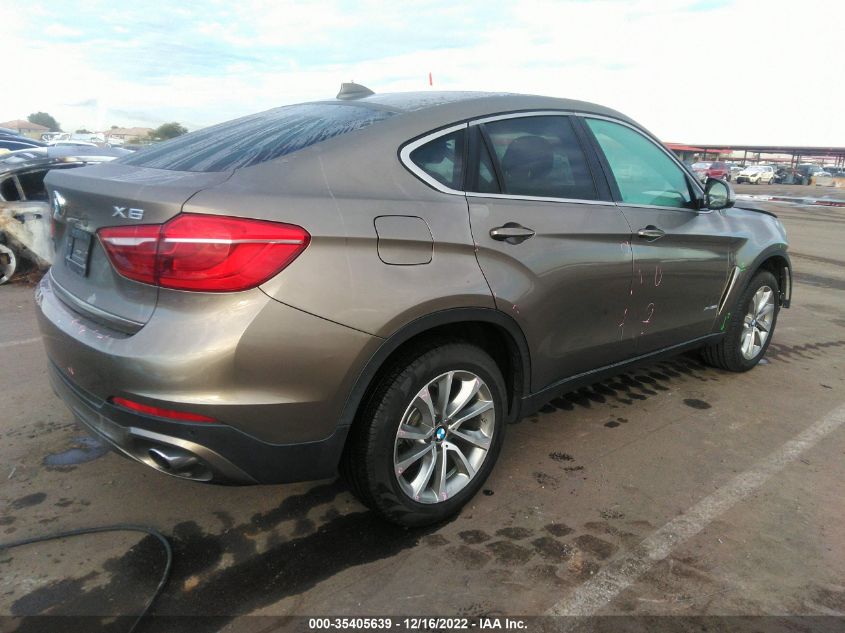 2017 BMW X6 XDRIVE35I 5UXKU2C30H0X47204
