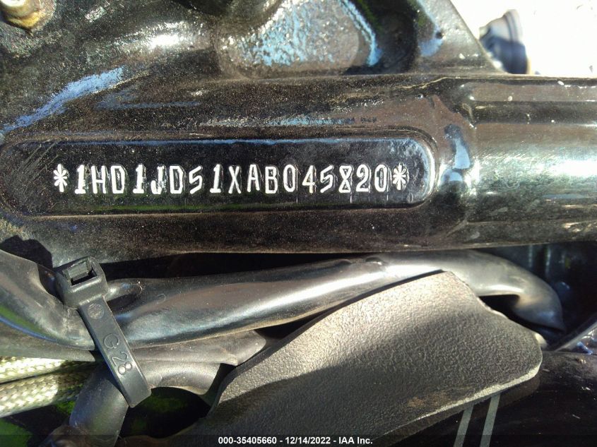 2010 HARLEY-DAVIDSON FLSTN 1HD1JD51XAB045820