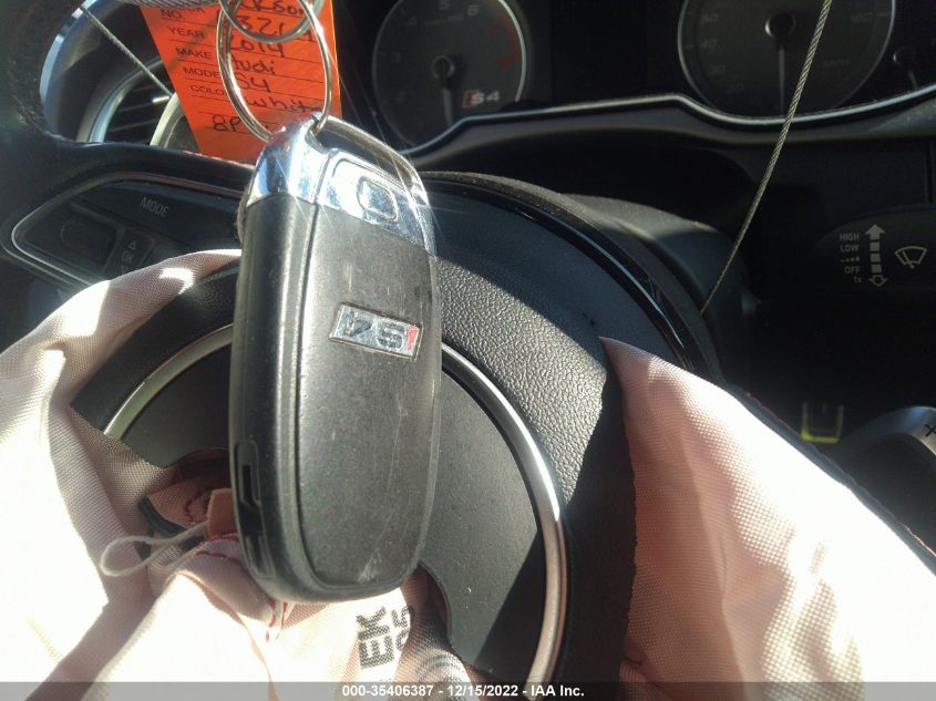 2014 AUDI S4 PREMIUM PLUS WAUBGAFL3EA075754