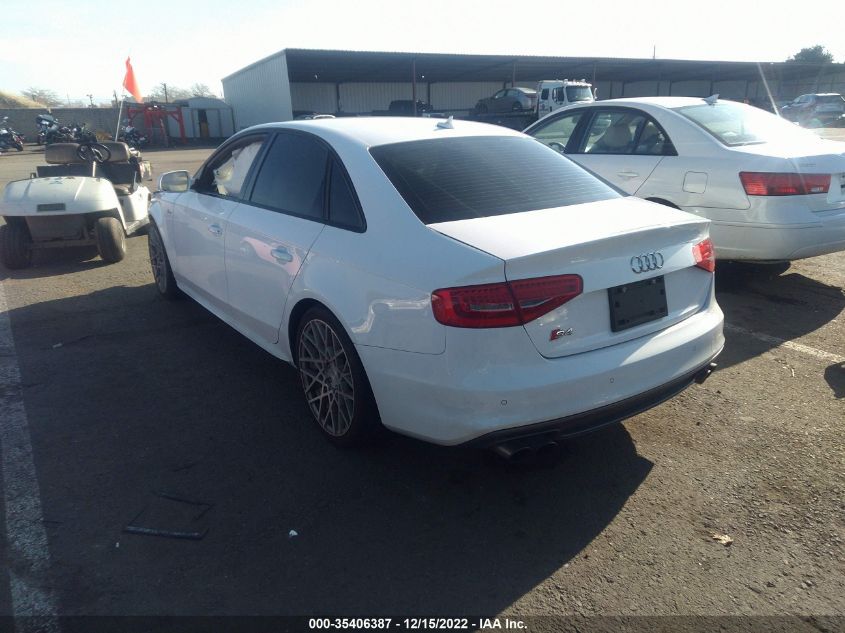 2014 AUDI S4 PREMIUM PLUS WAUBGAFL3EA075754
