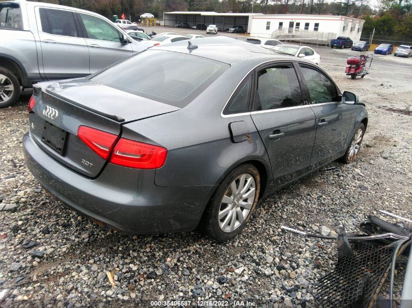 2013 AUDI A4 PREMIUM WAUAFAFL3DA110631