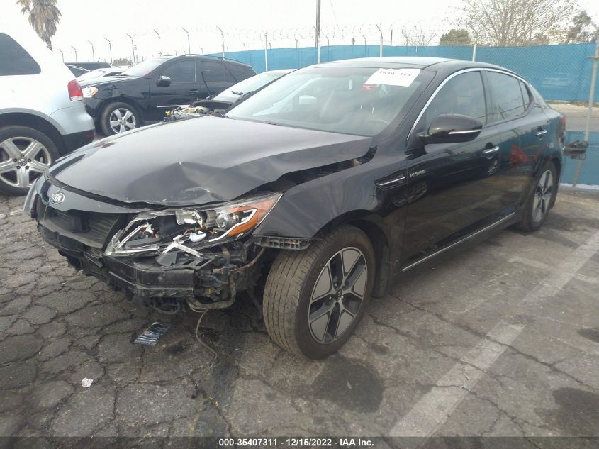 2013 KIA OPTIMA HYBRID EX KNAGM4ADXD5058005