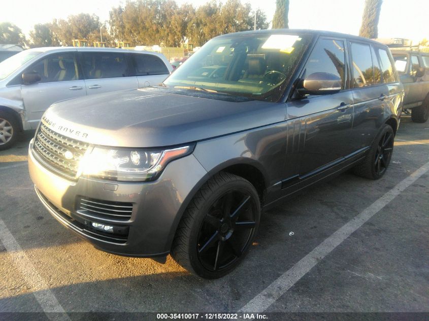 2015 LAND ROVER RANGE ROVER HSE SALGS2VFXFA225393