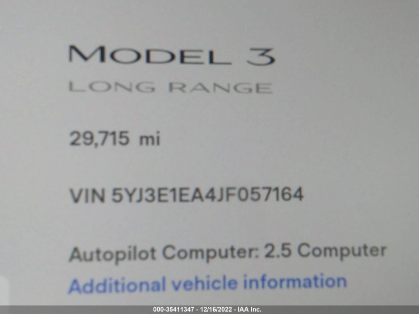 Фото: 5YJ3E1EA4JF057164 - 9