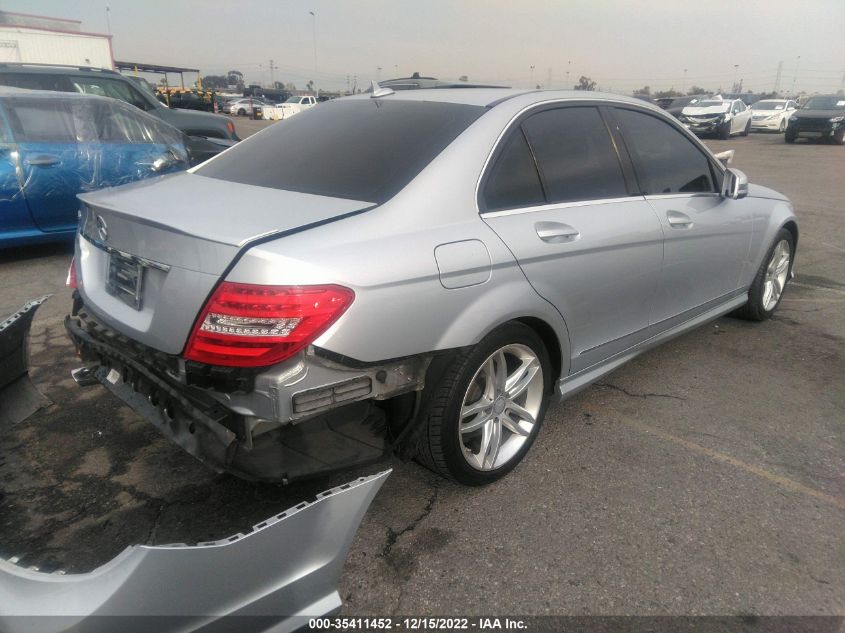 2013 MERCEDES-BENZ C-CLASS C 250 WDDGF4HB7DR300233