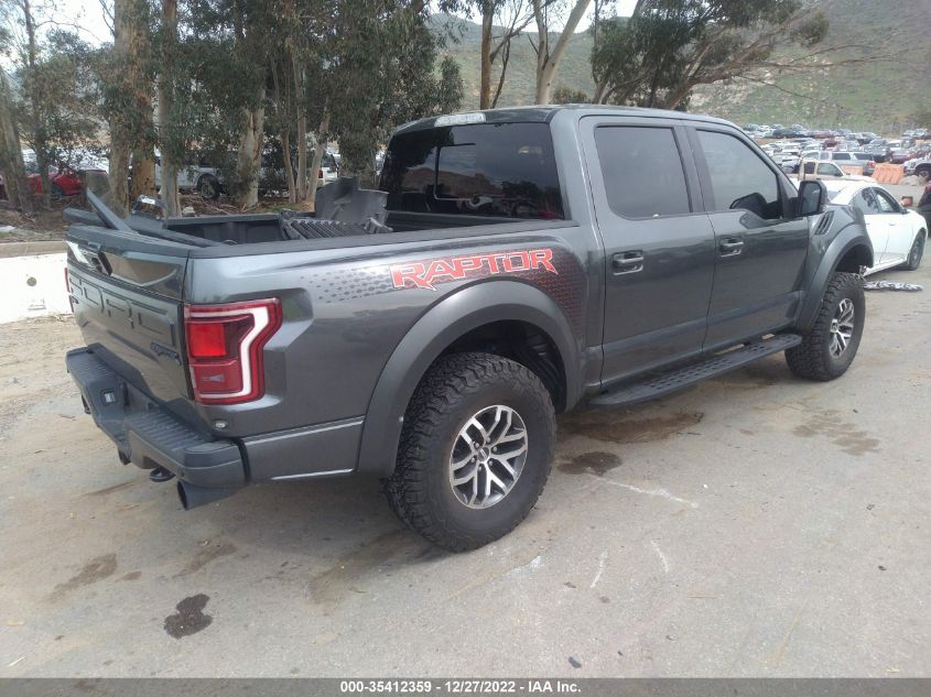 2018 FORD F-150 RAPTOR - 1FTFW1RG7JFE71138