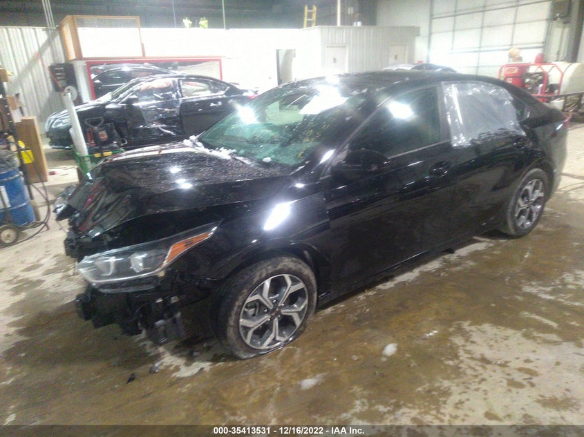 VIN 3KPF24AD9ME374147 2021 KIA FORTE LXS